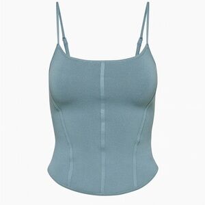 Babaton Light Blue Corset Cami